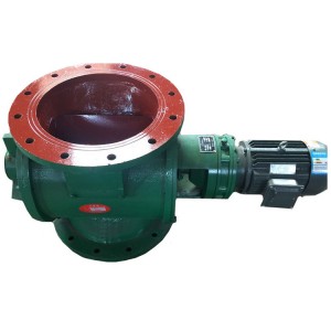 Light Weight Rigid Impeller Round Outlet Rotary Airlock Valve For Industry Air Filter