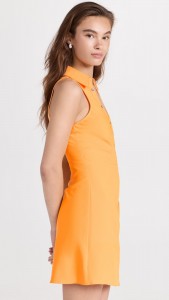 Sexy Deep V-neck Slit Sleeveless Mini Dress