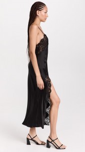 Sexy Backless Hollow Out Lace Halter Midi Dress