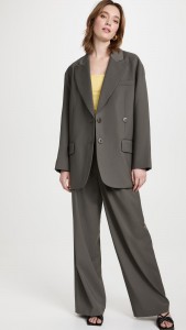 New Commuter Fashion Casual Diagonal Button Suit Jacket