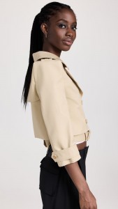 Fashion Casual Trench Coat Style Loose Short Jacket