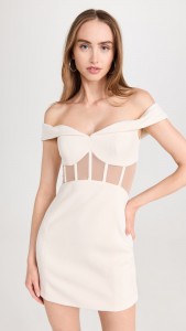 Sexy bodycon dress hollow out off shoulder mini dress