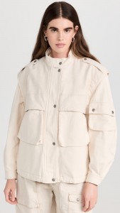 ODM Loose stylish zipper pocket jacket