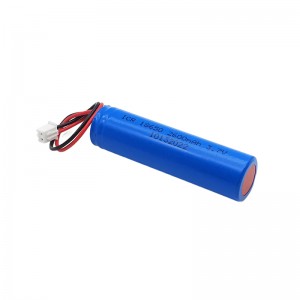 Baterai lithium silinder 3.7V, 18650 2600mAh, baterai alat cukur
