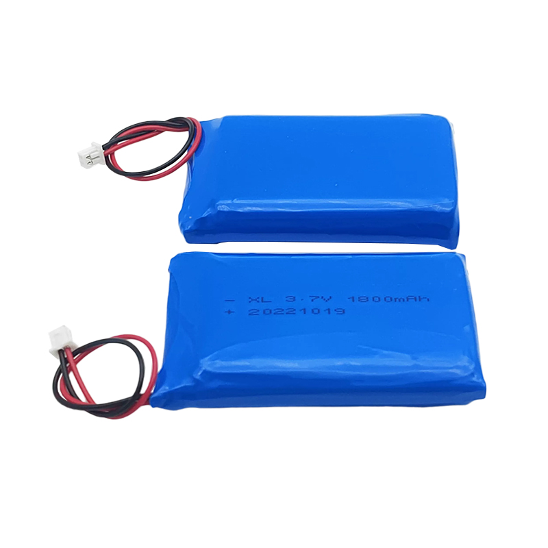 3,7V lithium polymer batteripakker, 103450 1800mAh firkantet lithium batteri