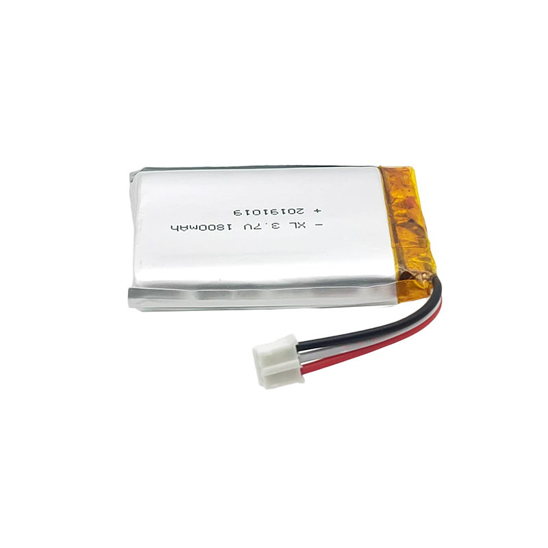 3.7V Paket baterai polimer lithium suhu tinggi, baterai lithium persegi 103450 1800mAh