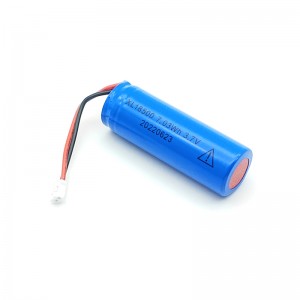 3.7V Cylindrical lithium battery, 18500 1900mAh