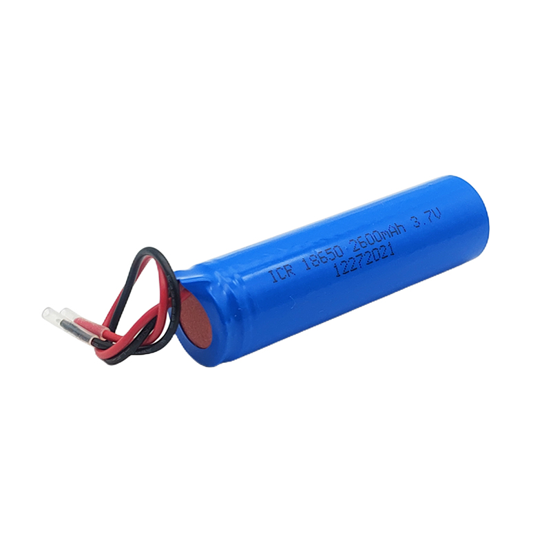Baterai lithium silinder 3.7V, baterai lithium 18650 2600mAh, baterai pencukur