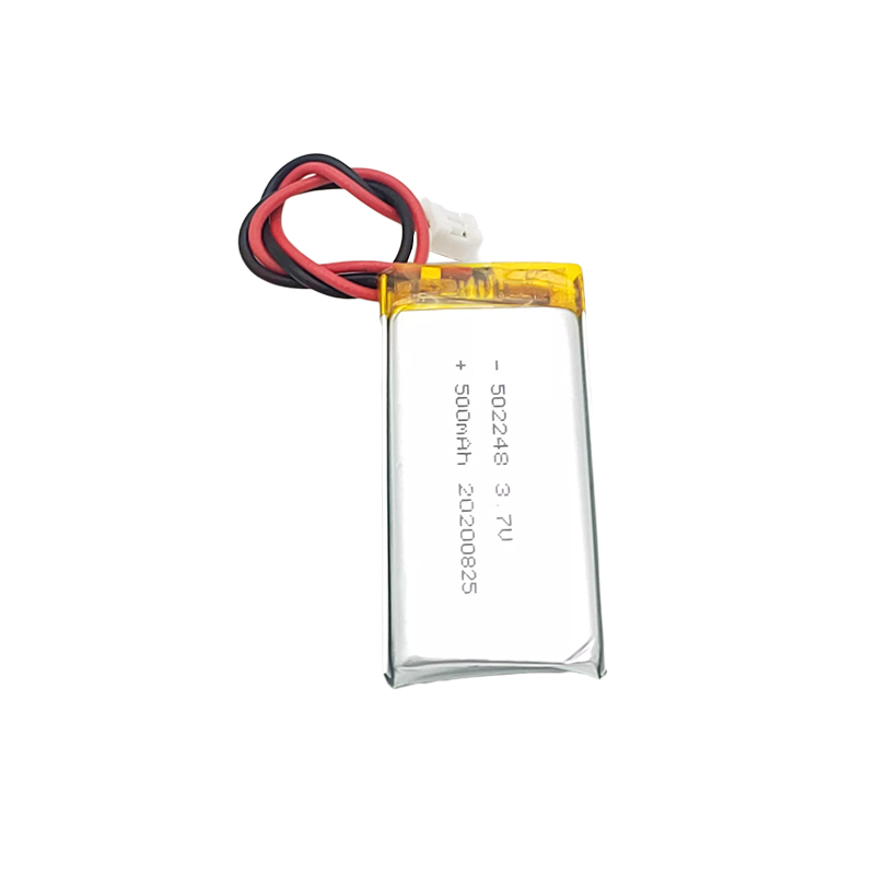 Paket baterai polimer Lithium 3.7V, baterai lithium persegi 502248 1000mAh