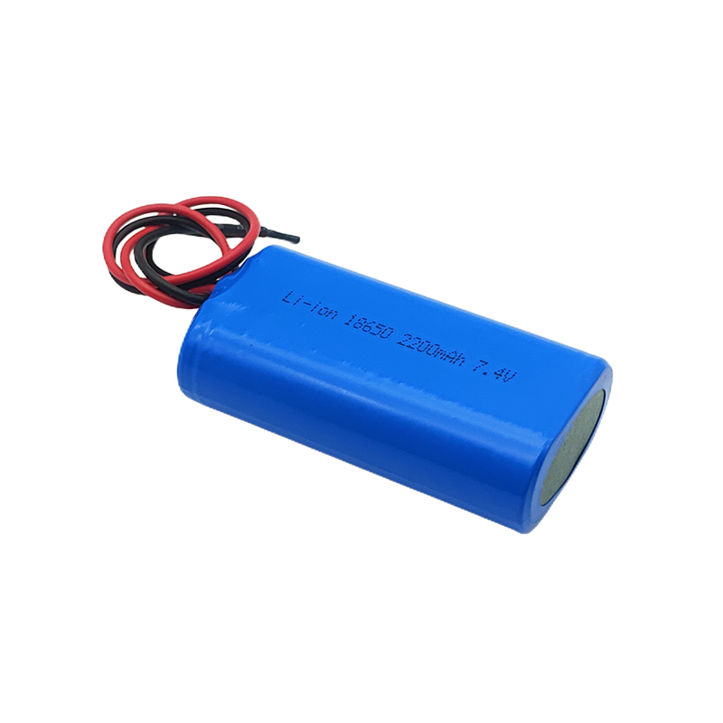 7.4V Batterija tal-litju ċilindrika, 18650 2200mAh Handheld batterija tal-miter tal-fond tal-ilma ultrasoniku
