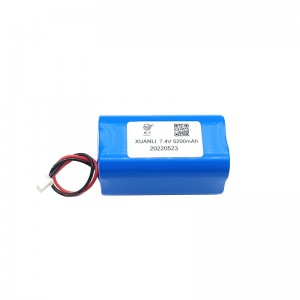 OEM/ODM Manufacturer Cylindrical Lithium Battery - 7.4V Cylindrical lithium battery, 18650 5200mAh – Xuanli