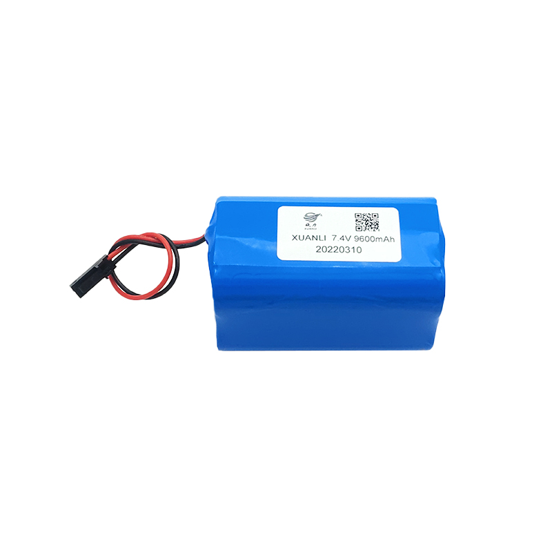 7.4V Cylindrical lithium battery, 26650 9600mAh