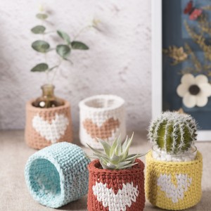 Cotton rope storage baskets,desktop decoration,mini woven basket
