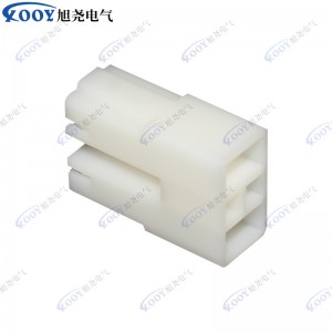 Factory direct white 2-hole DJ7022-6.3-21 car connector