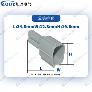 Factory direct sales gray 2-hole DJ7027-2.2-11-21 car connector