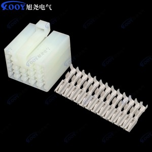 Factory direct white 13 hole DJ7135-2.3-21 car connector