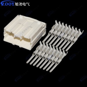 Factory direct white 14 hole DJ7142-1.8-21 car connector