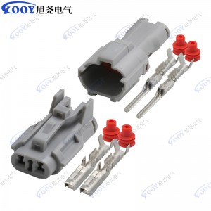 Factory direct sales gray 2-hole DJ7021-1.8-11-21 car connector