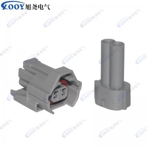 Factory direct sales gray 2-hole DJ7024-2-11-21 car connector