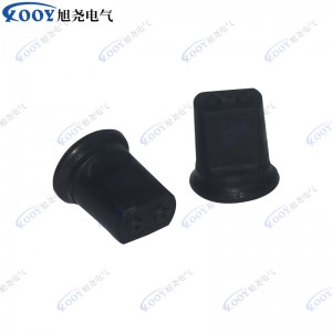 Factory direct sale black soft leather case DJD025-1 car connector