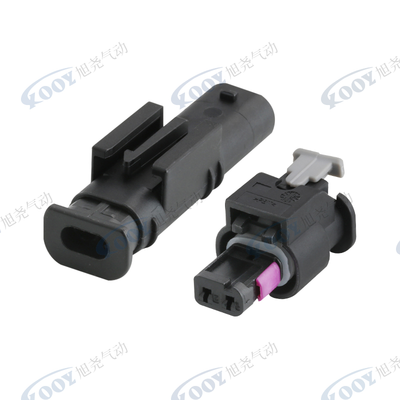 Wholesale High Quality Wiring Pigtail Connectors Factories –  Factory direct sale black 2 hole DJ7023WA-1.2-11 car connector – Xuyao