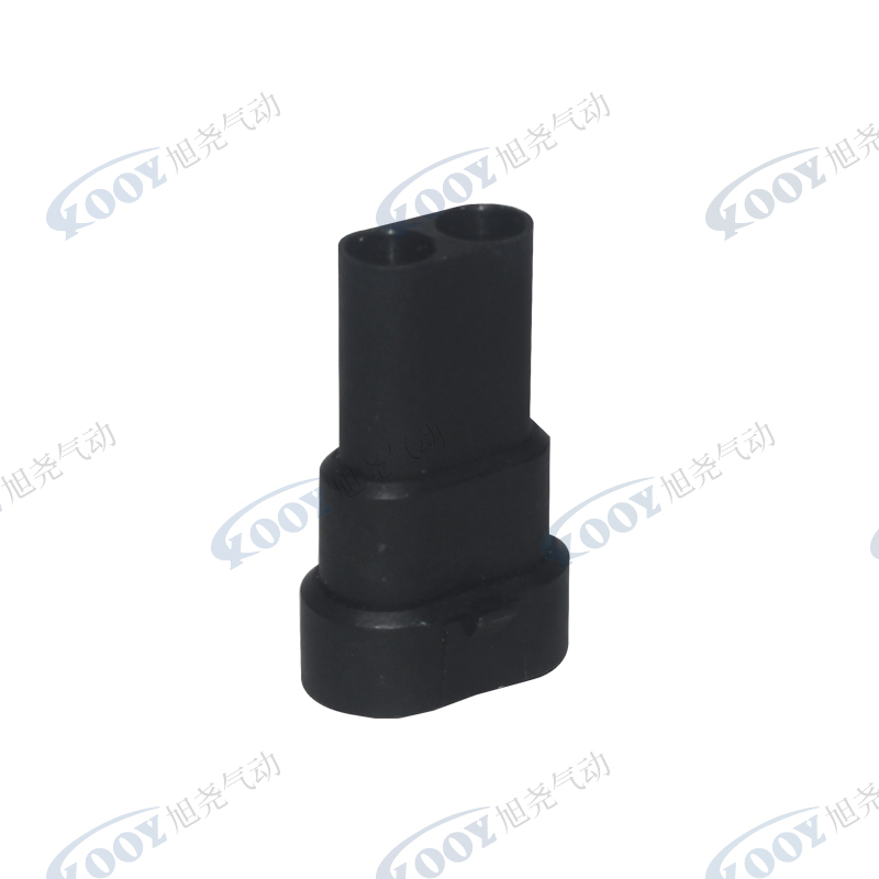 Wholesale High Quality Auto Connector Manufacturers –  Factory direct sale black 2 hole DJ9005 male car connector – Xuyao