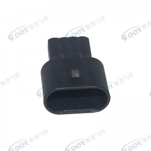 Factory direct sales black 4-hole DJ7045-0.6-11 car connector