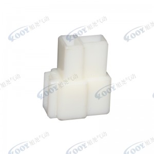 Factory direct white 2-hole DJ7021-6.3-11 car connector