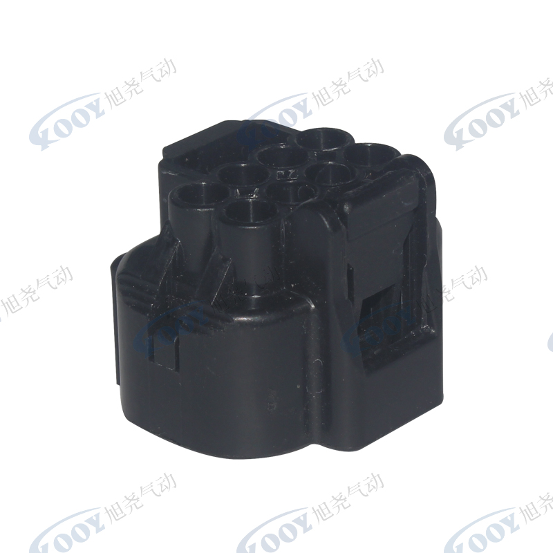 Wholesale High Quality Connector Car Manufacturers –  Factory direct sale black 8 hole DJ7081F-2.2-21 car connector – Xuyao