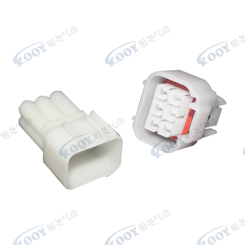 Wholesale High Quality Tps Connector Factory –  Factory direct white 6-hole DJ7061Y-2.3-11-21 car connector – Xuyao