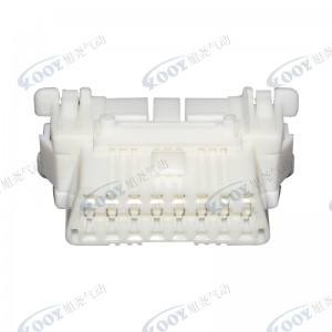 厂家直销白色16孔DJ7163-1.8-21汽车连接器