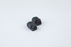 Factory direct sales DJ7021-0.6-21 black two-hole car connector