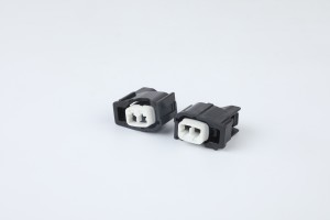 Factory direct sales DJ7027B-2-21 black two-hole car connector