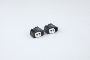 Factory direct sales DJ7027B-2-21 black two-hole car connector