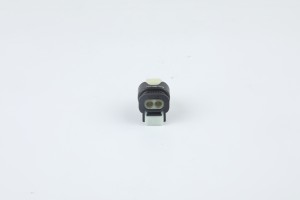 Factory direct sales DJ7028-1.2-21 black two-hole car connector