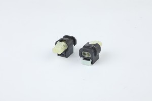 Factory direct sales DJ7028-1.2-21 black two-hole car connector