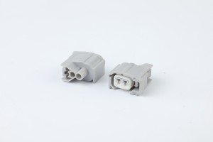 Factory direct sales DJ7027F-2.2-21 gray two-hole car connector
