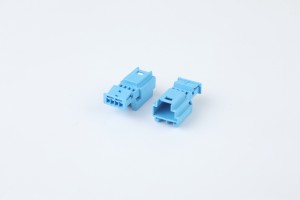 Factory direct blue four-hole DJ7042-0.6-11 car connector