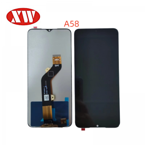 Itel A58 Asli Mobile Phone Ngalereskeun LCD ngagantian