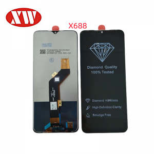 Infinix X688 Engros LCD-skærm Mobiltelefon LCD-udskiftningsdele til digitaliseringssamling