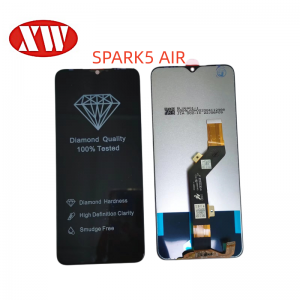 Tecno Spark 5 Kalitate handiko telefono mugikorren LCD ukipen-pantaila