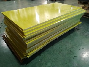 Glass Fiber Cloth Laminated Epoxy Board Cut Epoxy Insulating Sheet Yellow 3240