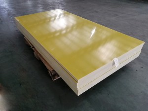 Glass Fiber Cloth Laminated Epoxy Board Cut Epoxy Insulating Sheet Yellow 3240
