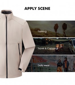 Multiple color Fashion design s Winter blank light stand collar sport hiking sport high quality man Jackets