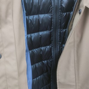 Custom Waterproof 3-in-1 Ski Jacket, Warm Mountain Windbreaker Snow Rain Jackets Winter Coat with Puffer Jacket