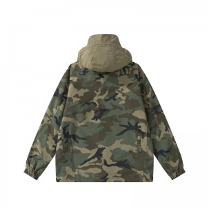 OEM high end camouflage hunting jacket windproof waterproof