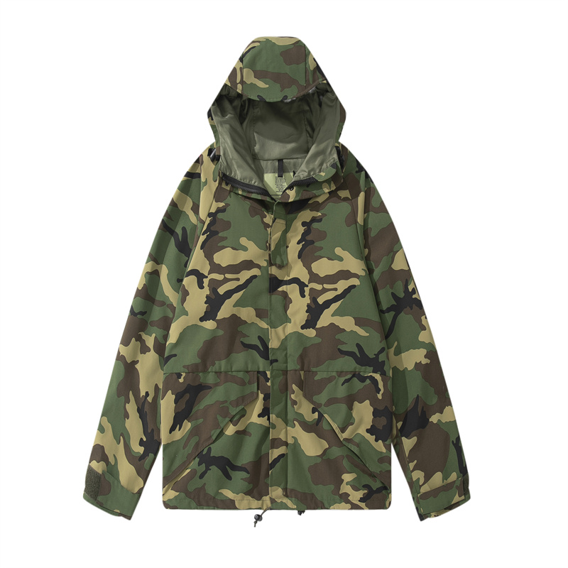 OEM high end  camouflage hunting jacket windproof waterproof tear-resistant (1)