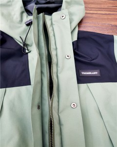 Custom the best performance overall waterproof breathable rain Jacket rain shell hardshell softshell