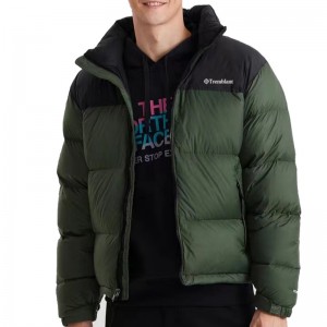 custom made North Fashion Same Casual Jacket Quilted Winter Warm Coat puffer Jacket For Men