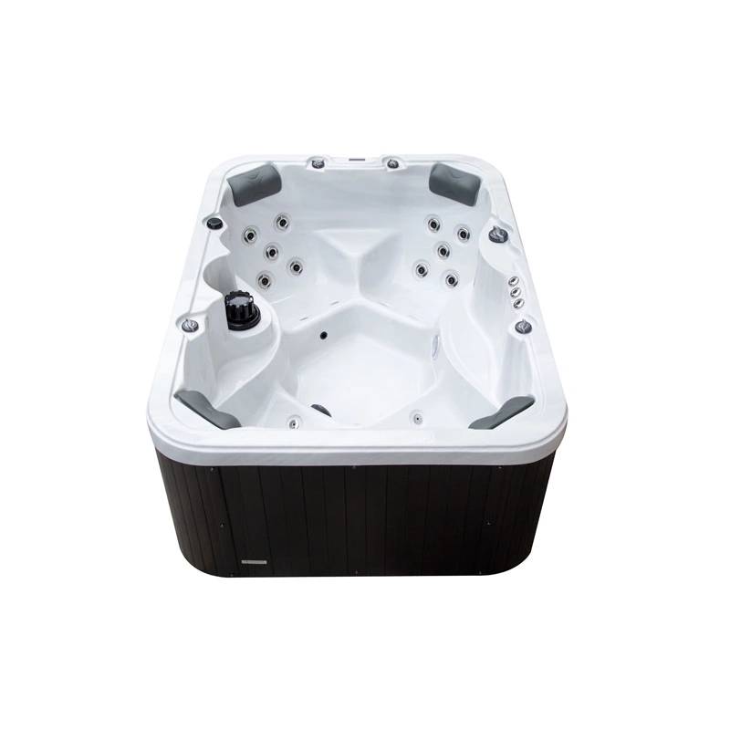 Hot Sale for China Mini Balboa Control 2 Lounge Seats Outdoor Acrylic Swin SPA Hot Tub for 3 Persons Featured Image